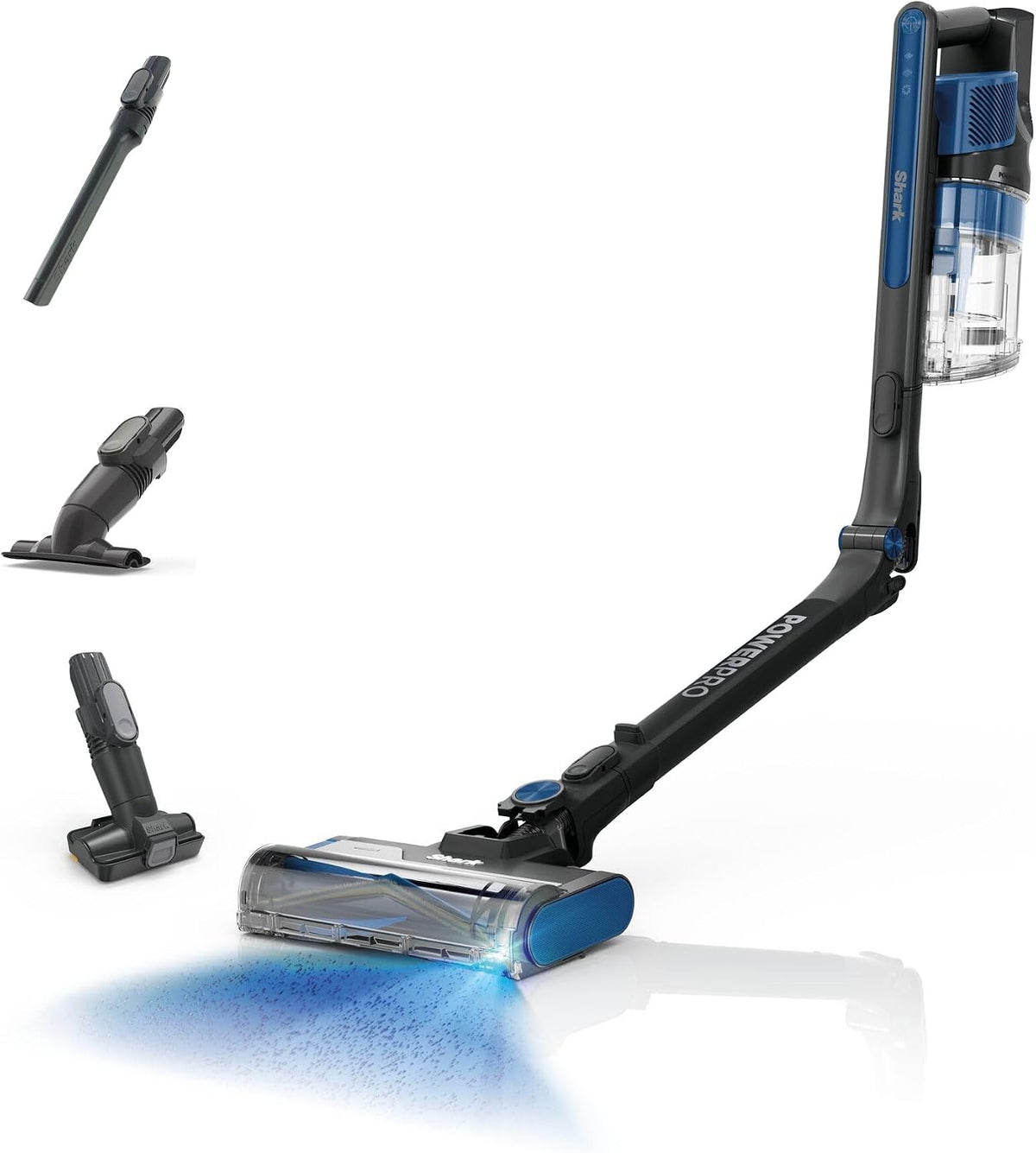 Shark PowerProPet Cordless Stick Vacuum | Reveal Technology | IZ381UKT, Electric Blue
