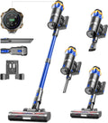 Bulelink 600W 50kPa 70Mins Cordless Vacuum Cleaner, 1.8L Self-Standing Anti-Tangle Vacuum cleaners for Home with OLED Touch Screen, Wall-Mounted Charging, for Pet Carpet Car Hardwood Floor
