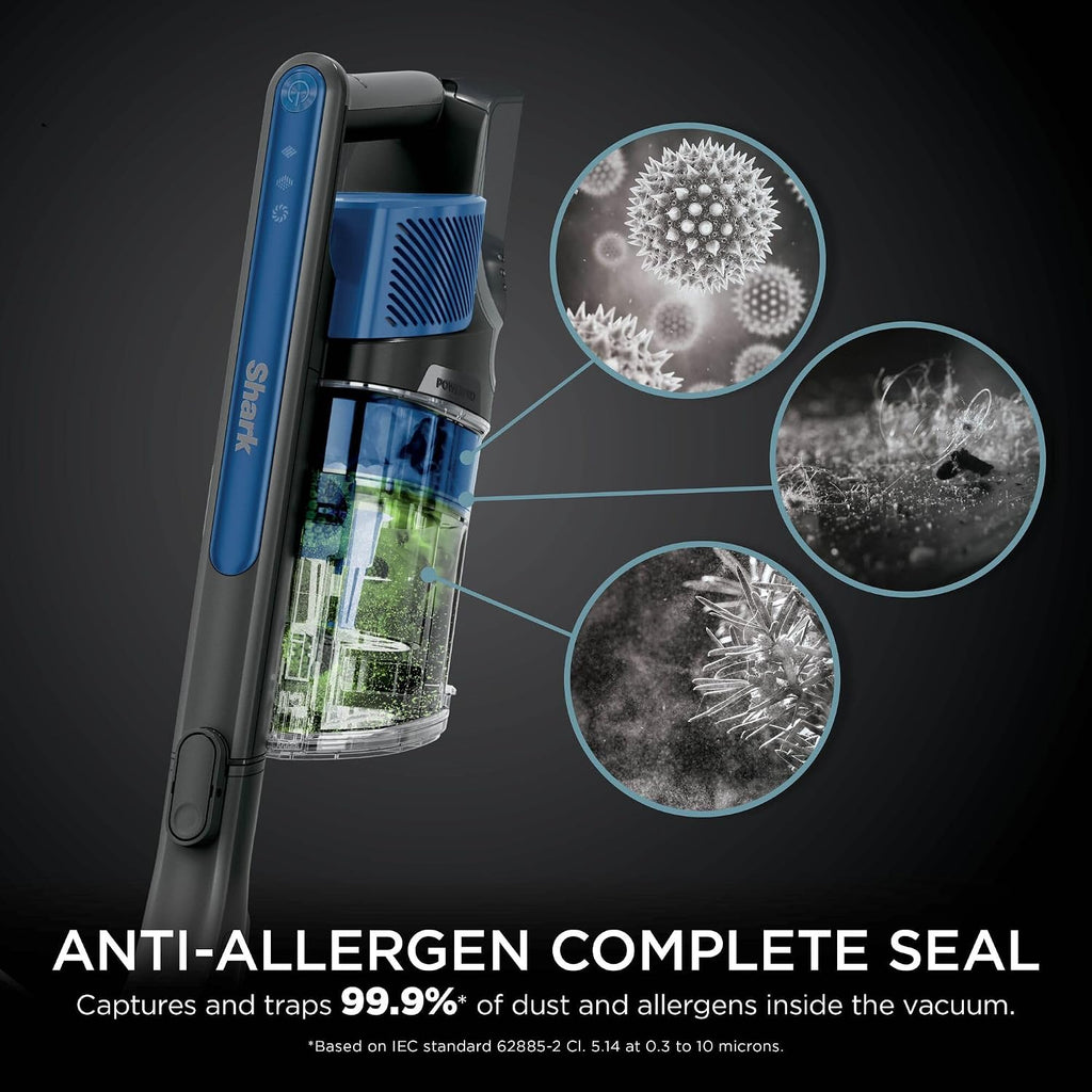Shark PowerProPet Cordless Stick Vacuum | Reveal Technology | IZ381UKT, Electric Blue