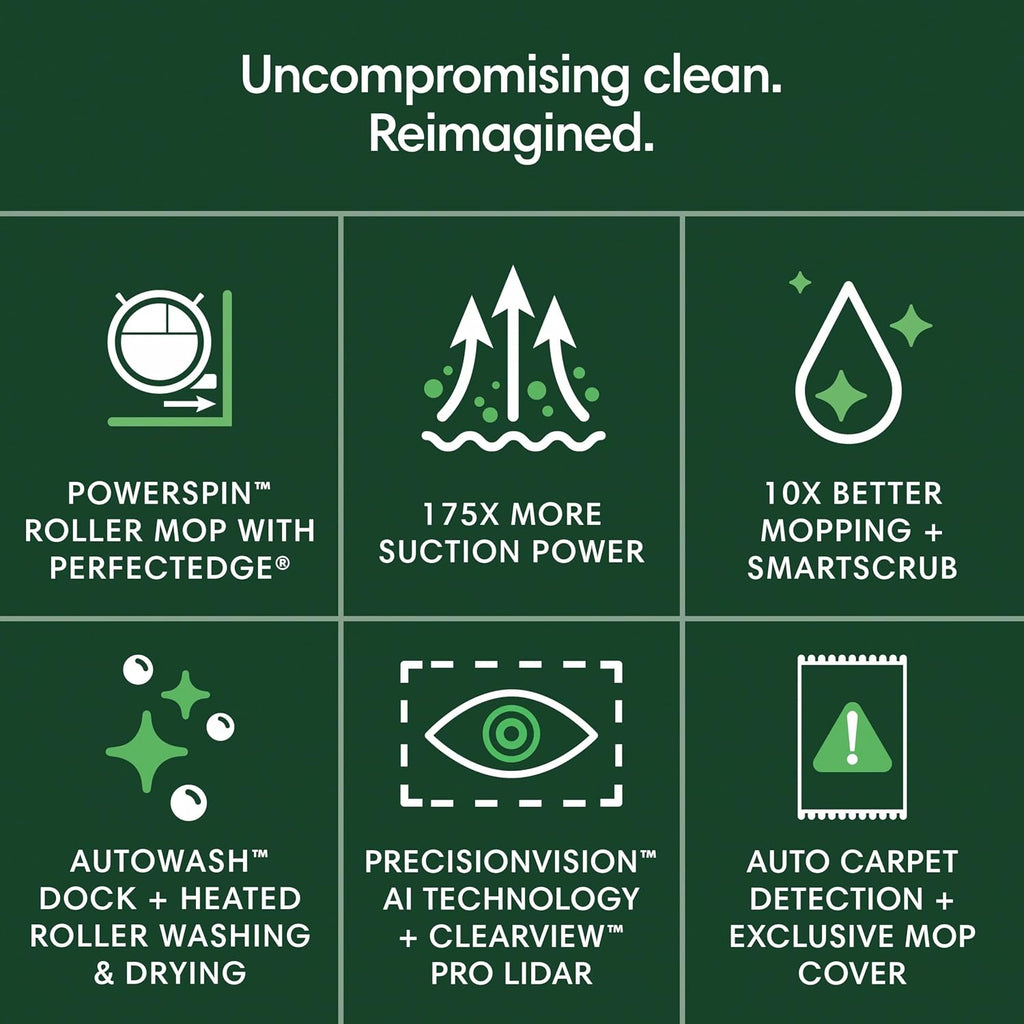 iRobot Roomba Max 705 Combo Robot Vacuum & Mop + AutoWash Dock – Extending self-cleaning Roller Mop, Retractable Cover, Dual Brushes, Self-empties, Heat-Washes & Dries, Avoids Obstacles
