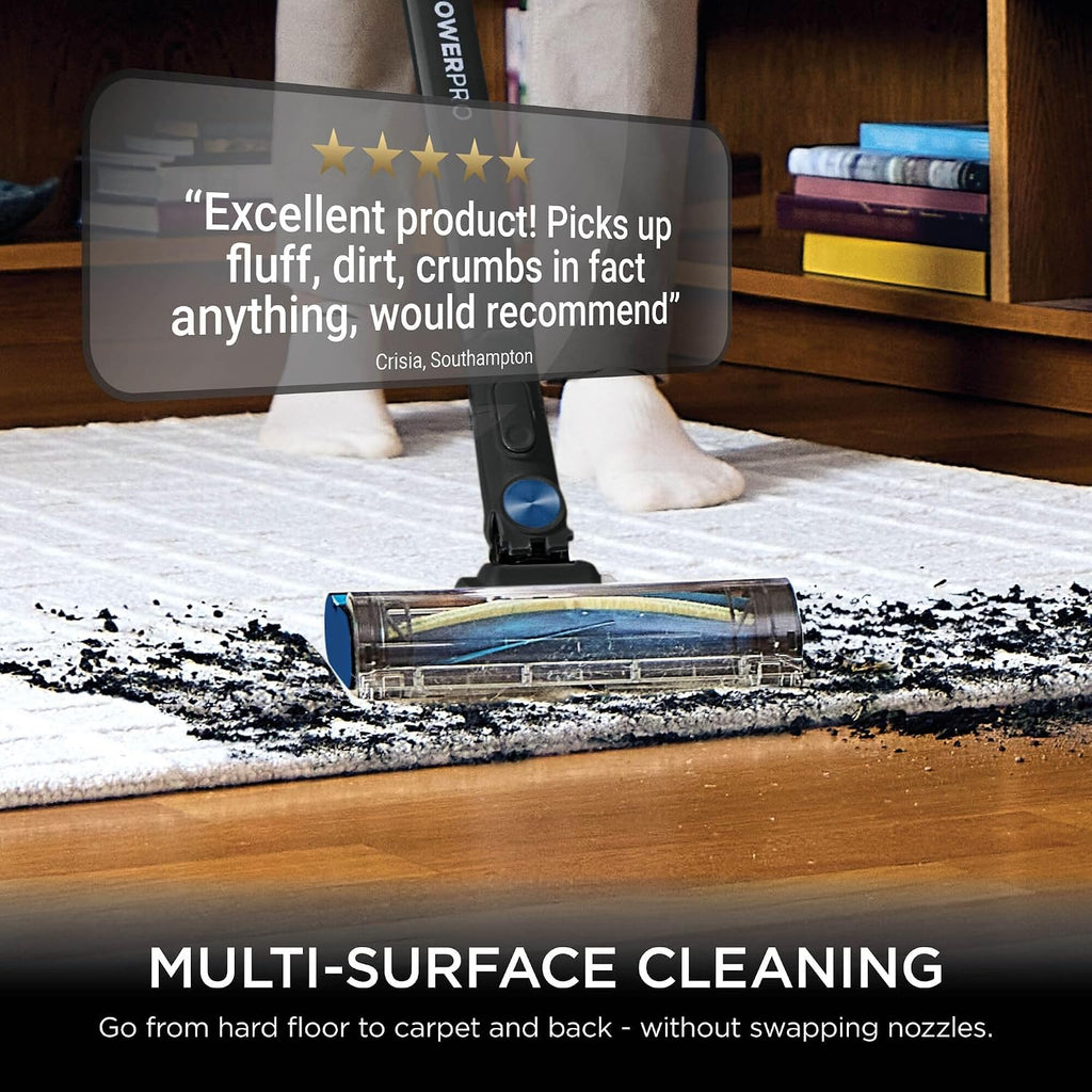 Shark PowerProPet Cordless Stick Vacuum | Reveal Technology | IZ381UKT, Electric Blue