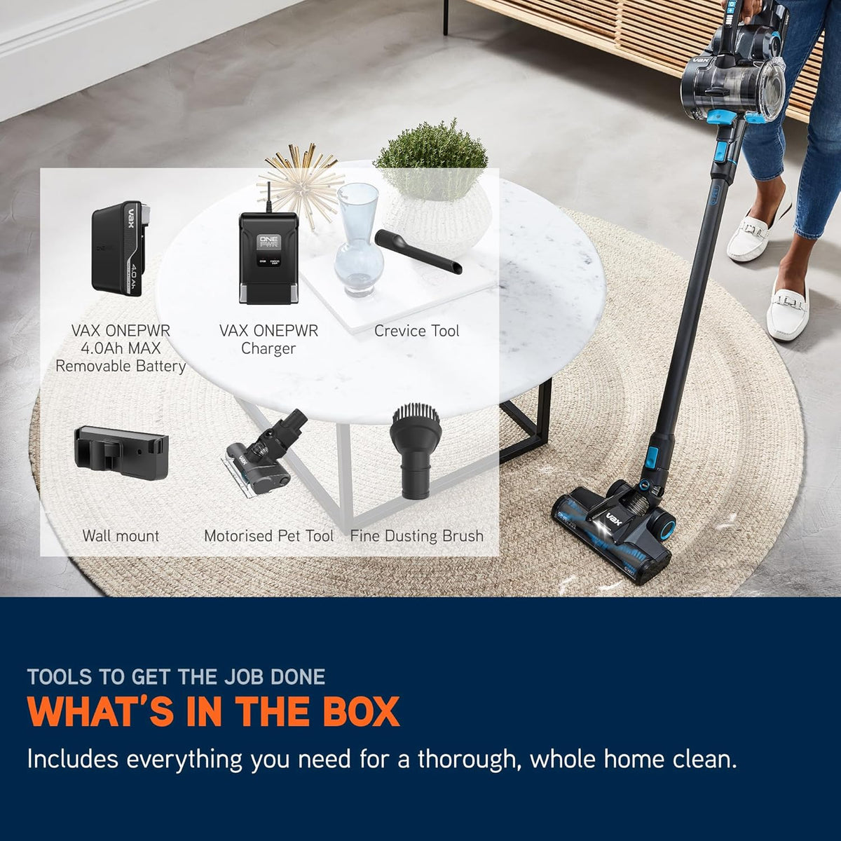 Vax Blade 4 Pet Cordless Stick Vacuum Cleaner, 45 mins, CLSV-B4KP
