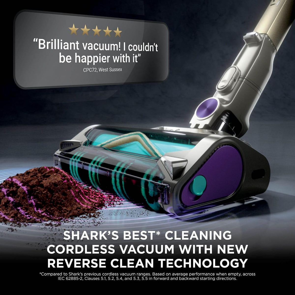 Shark PowerDetect Clean & Empty Cordless Vacuum Cleaner, DuoClean Detect