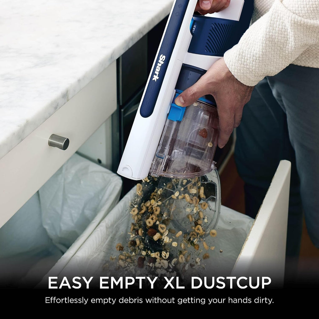 Shark PowerPro Cordless Stick Vacuum Cleaner, Navy Metallic, IZ380UK