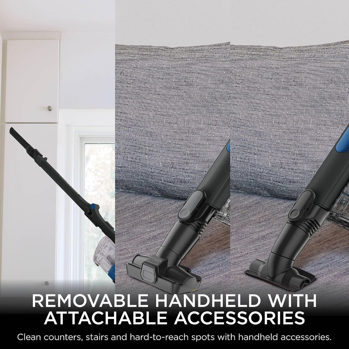 Shark PowerProPet Cordless Stick Vacuum | Reveal Technology | IZ381UKT, Electric Blue